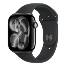 Apple Watch Series 11 Умные часы Apple Watch Series 11 46 мм Jet Black Aluminium Case with Sport Band Black S/M watch