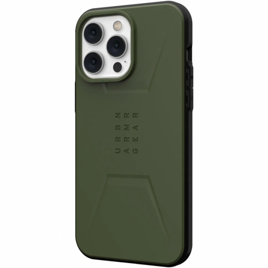 Чехол Urban Armor Gear (UAG) Civilian for MagSafe Series для iPhone 14 Pro Max  Оливковый