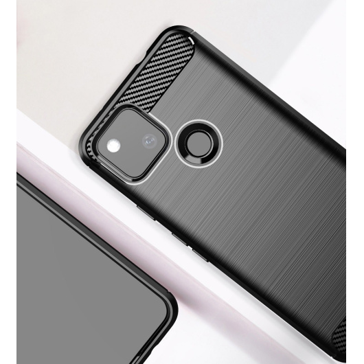 Защитный чехол Carbon для Google Pixel 5a Черный