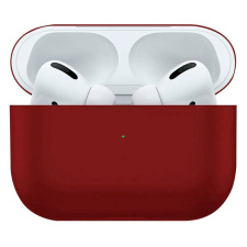 Силиконовый чехол для AirPods PRO Бордовый