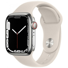 Apple Watch Series 11 Умные часы Apple Watch Series 11 46 мм Silver Aluminium Case with Starlight Sport Band M/L watch