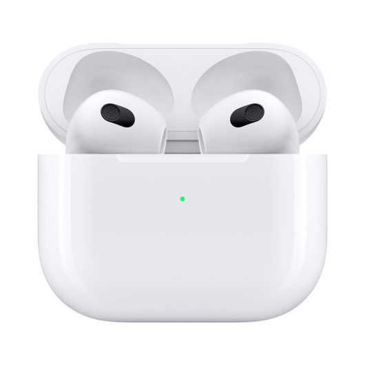 Беспроводные наушники Apple AirPods 3 с проводным зарядным футляром (MPNY3ZM/A) белые