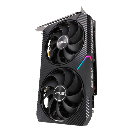 Видеокарта ASUS DUAL GeForce RTX 3060 Ti V2 MINI OC (DUAL-RTX3060TI-O8G-MINI-V2), Retail