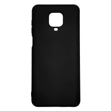 Силиконовый чехол бампер Monarch для Xiaomi Redmi Note 9 Pro Черный 