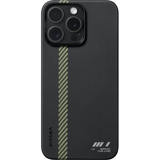 Чехол Pitaka MagEZ Case 4 для iPhone 15 Pro 6.1" Break the Line