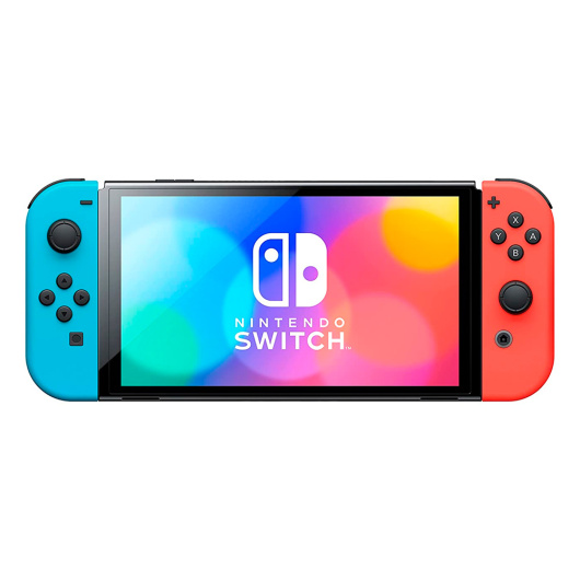 Игровая приставка Nintendo Switch OLED 64 ГБ, Неоновый синий/красный