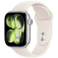 Apple Watch Series 11 Умные часы Apple Watch Series 11 42 мм Silver Aluminium Case with Sport Band Starlight S/M watch