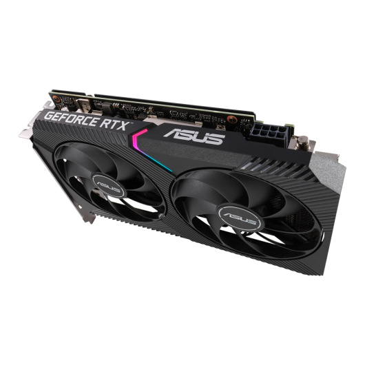 Видеокарта ASUS DUAL GeForce RTX 3060 Ti V2 MINI OC (DUAL-RTX3060TI-O8G-MINI-V2), Retail