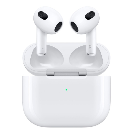 Беспроводные наушники Apple AirPods 3 с проводным зарядным футляром (MPNY3ZM/A) белые