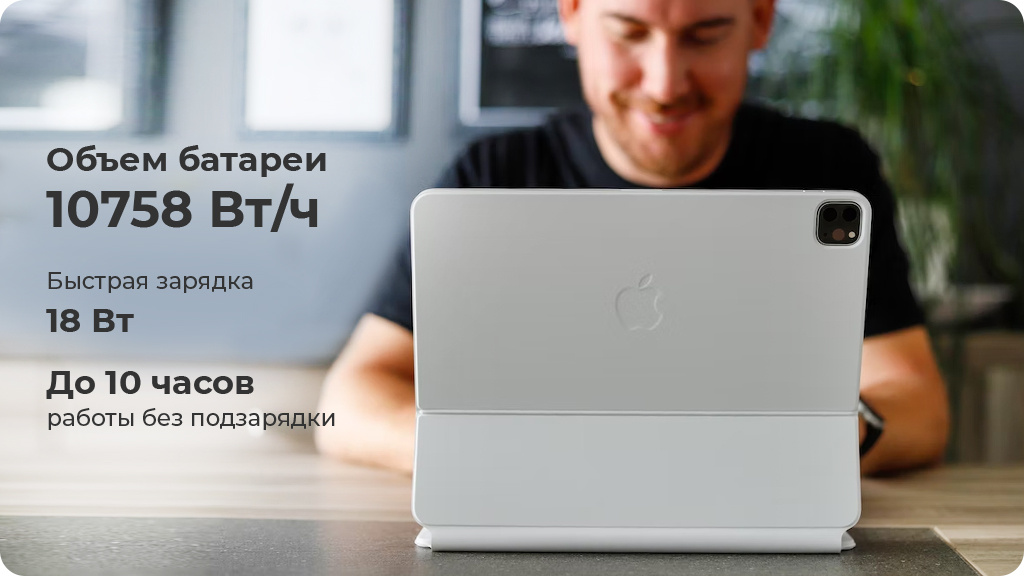 Apple iPad Pro 12.9 (2022) 512Gb Wi-Fi Серебристый