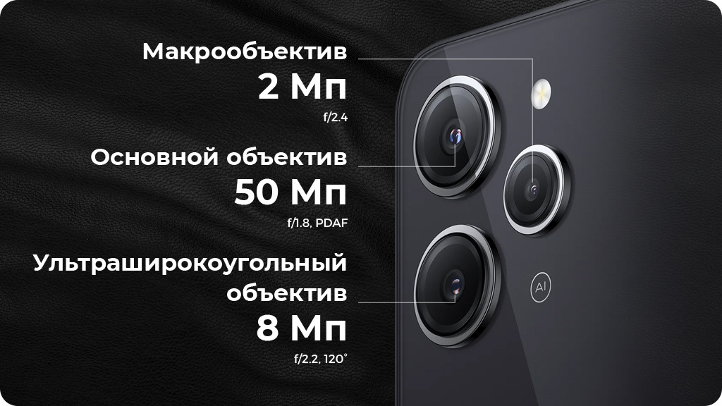 Xiaomi Redmi 12 8/256Gb РСТ Черный