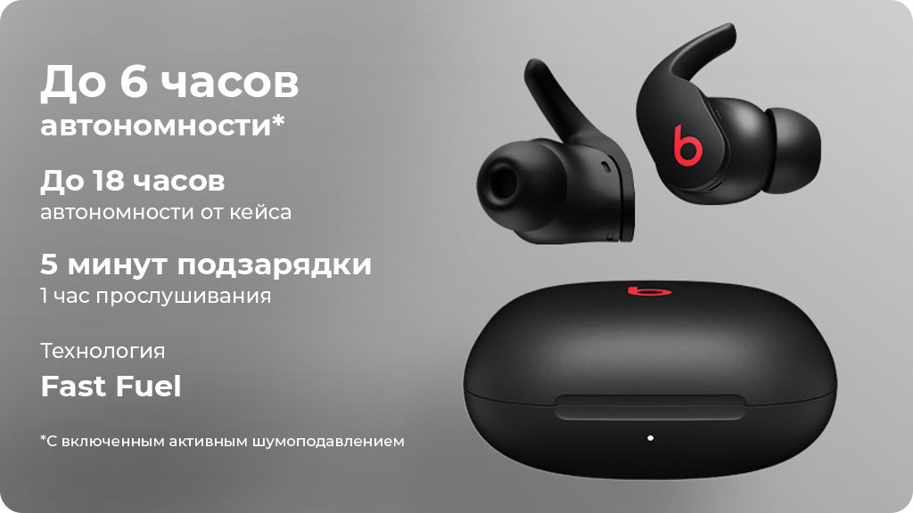 Беспроводные наушники Beats Fit Pro Серые