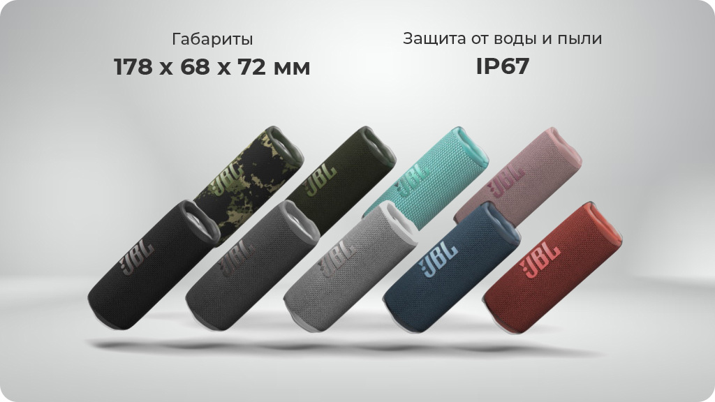 Портативная акустика JBL Flip 6 камуфляж