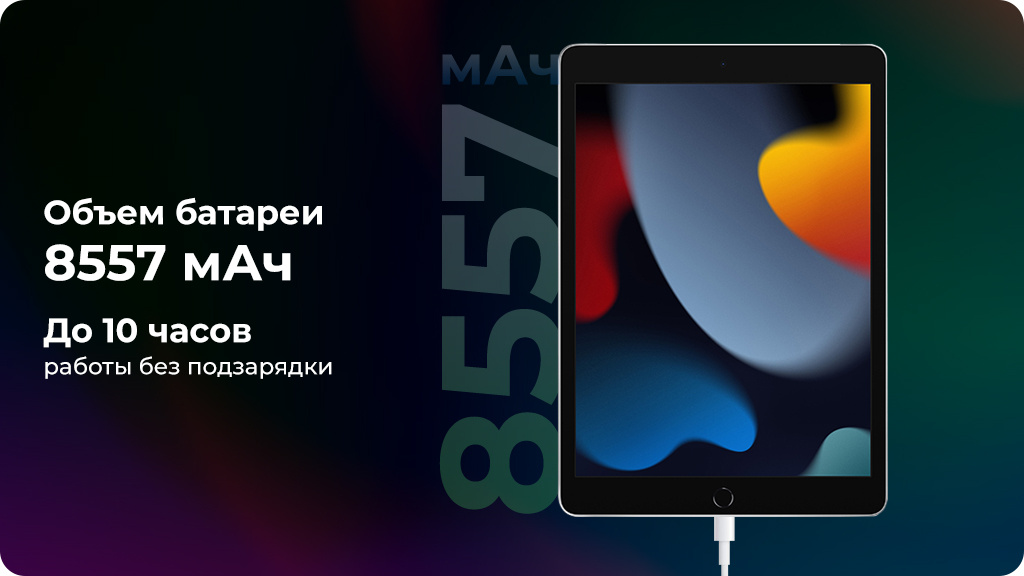 Apple iPad (2021) Wi-Fi + Cellular 256Gb Серебристый