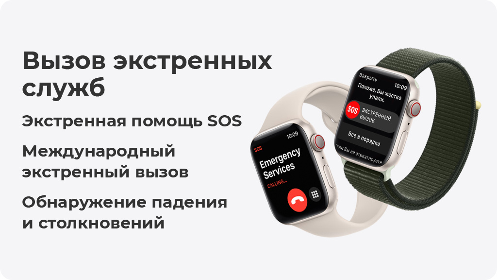 Умные часы Apple Watch Series SE 2023 44мм Aluminum Case with Sport Band Темная ночь M/L