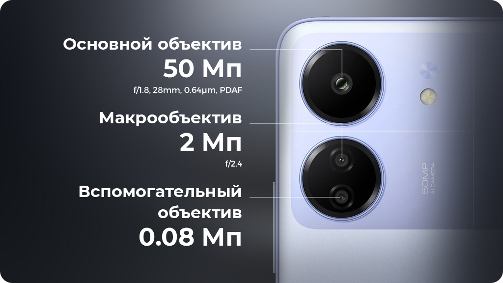 Xiaomi Poco C65 8/256Gb РСТ Синий