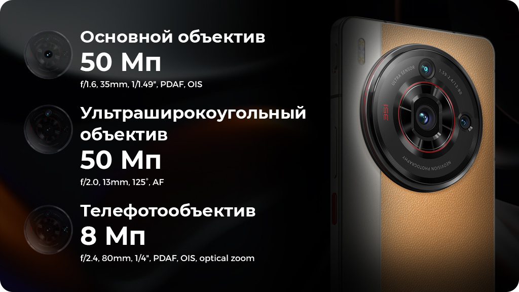 ZTE Nubia Z50S Pro 16/1Tb Global Черный