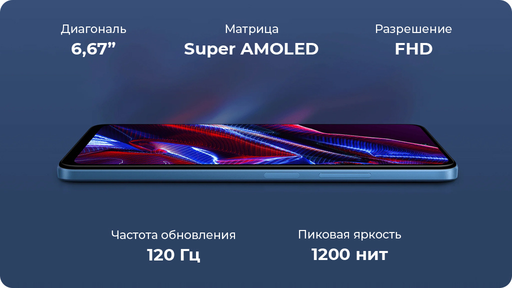 Xiaomi Poco X5 5G 8/256Gb РСТ Голубой