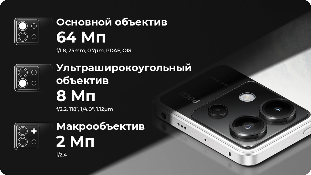 Xiaomi Poco X6 8/256Gb РСТ Синий